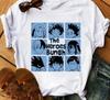 Japanese Anime My Hero Academia Graphic Fun Print T Shirt Fashion Women Retro Cotton T-shirt  Summer Loose Y2K Top T-Shirt