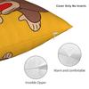 Cartoon Monkey C-Curiouss Georges Pillow Case Cute Funny Pillow Cover Print Pillowcases For Office Car Home Decor