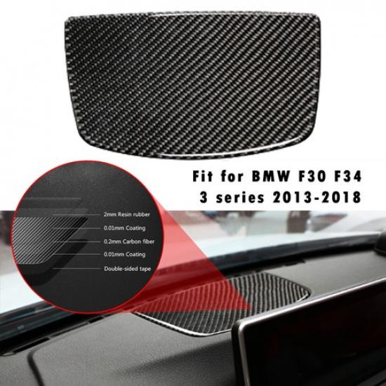 For BMW 3 Series F30 GT F34 2013-2018 Carbon Fiber Center Dashboard Panel Cover