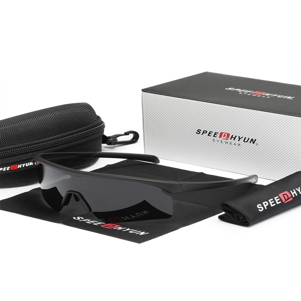 Anti-Fog Mountain Bike Glasses SPEEDHYUN Polarized UV400 & Ventilation System for Trail Riding