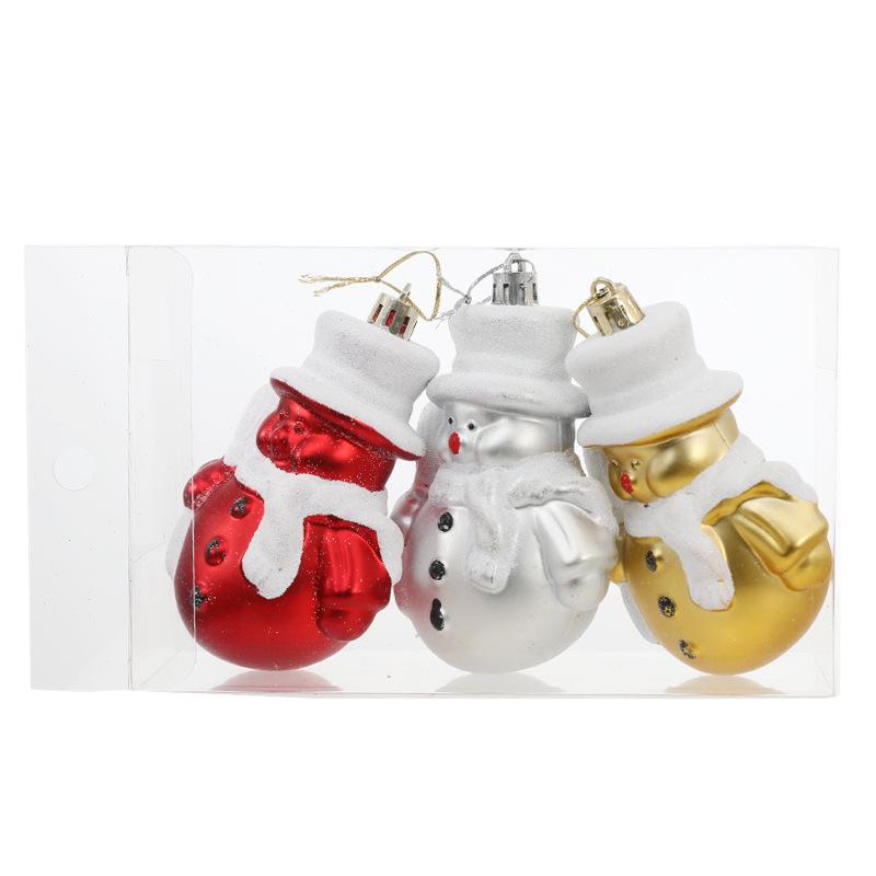 Hand-Painted Flat Candy Christmas Tree Ornament Set