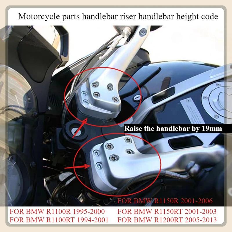 Motorcycle parts handlebar riser suitable for BMW R1200RT R1100RT R1150RT R1200 1100 1150 RT R1200RT handlebar height code