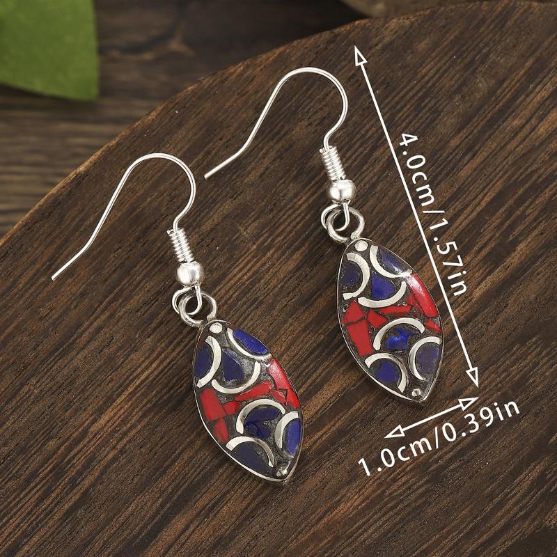 Retro Earrings For Women Nepalese Exotic  Earrings Vintage Ethnic Style Luxury Jewelry Mysterious Blessing Handmade Gift