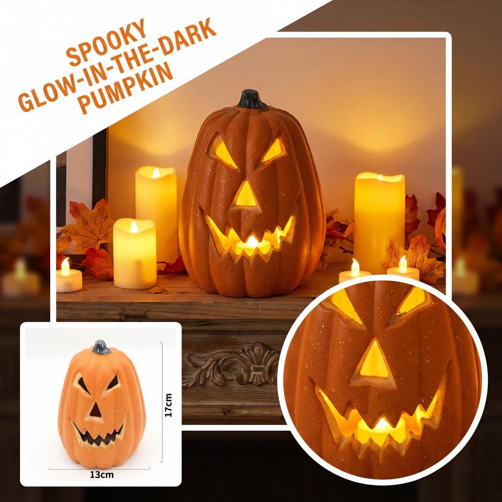 Duża dynia na Halloween Dekoracja do wnętrz na zewnątrz Jesienna impreza