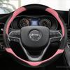 Carbon Fiber Leather Car Steering Wheel Cover for Jeep Grand Cherokee ZJ WJ WK WK2 WL 1993- 38cm Auto Interior Accessories