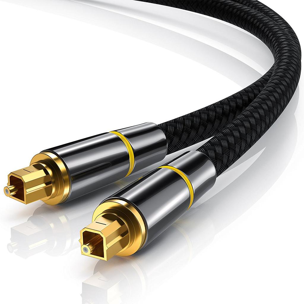 Optical Fiber Cable Flexible Wiring Clear Sound Transmission 5.1 Channel Optical Fiber Sound Cable