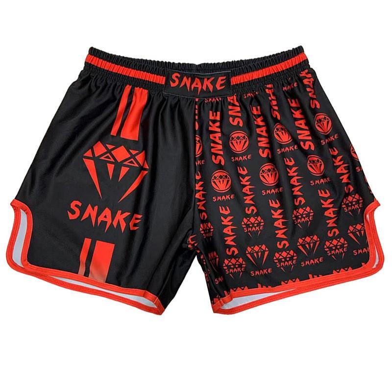 Shorts d'entraînement MMA Boxe Muay Thai Hommes Femmes Léger Séchage Rapide Pantalon de Combat Sportif