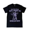 Retro Funny Goat I Have To Scream Now 90's Graphic Shirt, Vintage Washed 90s Tee