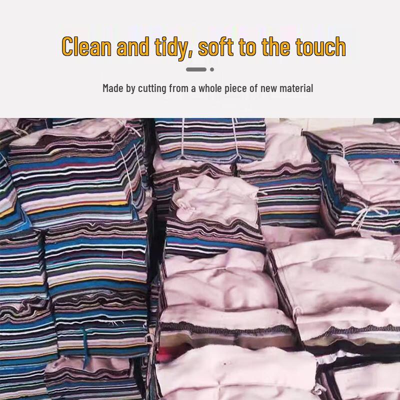 Assorted Cotton Blend Industrial Wiping Rags