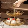Multi-tier Light Luxury Fruit & Snack Plate