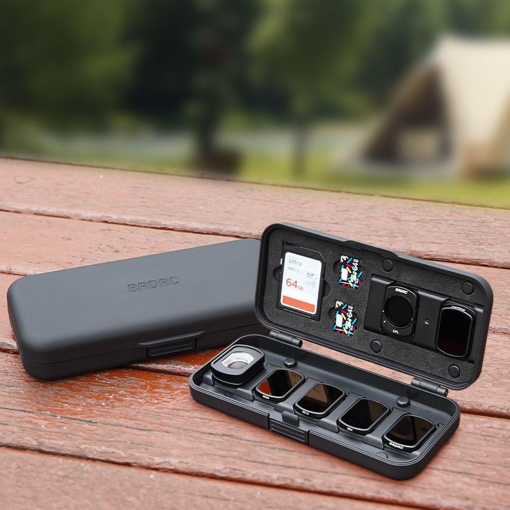 Protective Filters Carrying Case for DJI Osmo Pocket 3 UV/CPL/ND Wide-angle Lens SD/TF