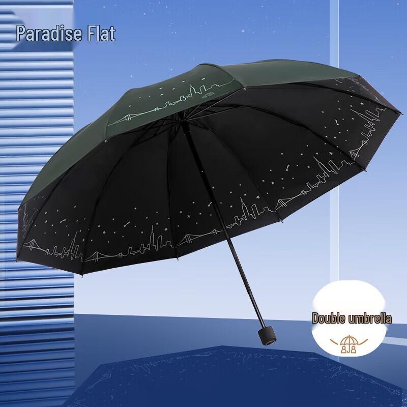 Heaven City Starry Sky Double Sun Rain Umbrella