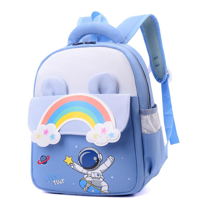 3 till 6 år gammal förskoleväska Regnbåge Tecknad ryggsäck Barnryggsäck