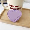 Leather Heart-Shaped Magsafe-Compatible Magnetic Phone Holder - Retractable, Foldable, Strong Adsorption