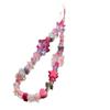 Heart Star Cellphone Strap Pink Pearl Cool Girl Phone Chain Lovely Y2k Phone Lanyard  Jewelry Gift