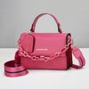 Vintage Hong Kong Style Small Bag Female Autumn and Winter New All-in-one Small Square Bag Fashion Single Shoulder Crossbody Bag Handbag Tide