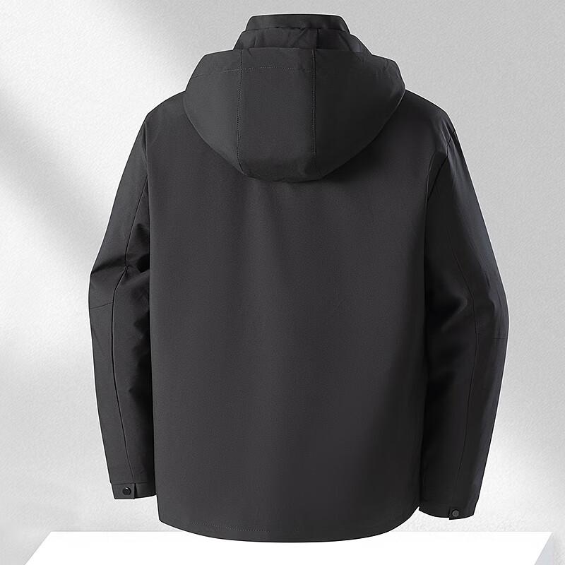 FAPAI Men's Hooded Business Casual Jacket