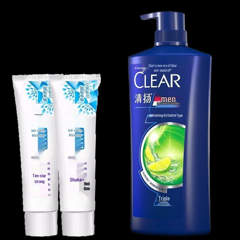 

Sacon Toothpaste & Clear Men s Shampoo Bundle