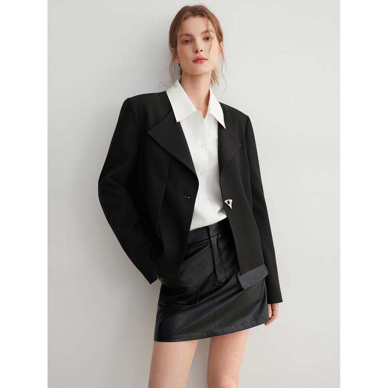 ELLE Women s French Style Blazer L