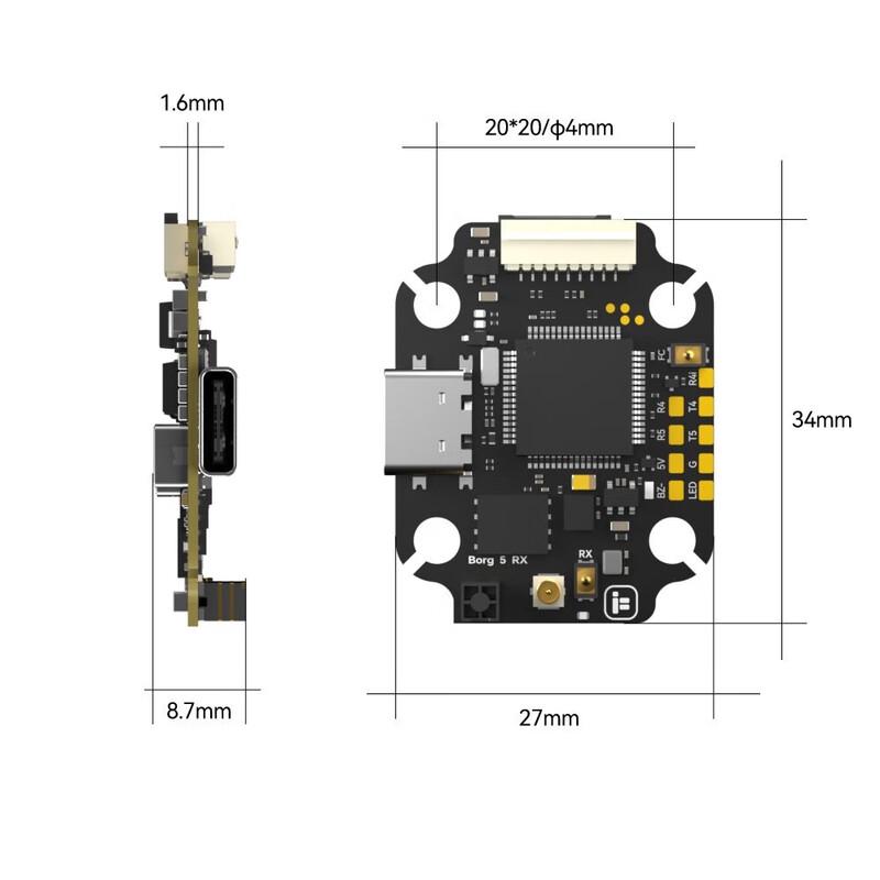 

IFLIGHT Borg 5S FPV Flight Controller & 60R/60RS ESC Series (CN version)