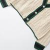 Women's PB&ZA 2024 Autumn/Winter Cable Knit V-Neck Cardigan