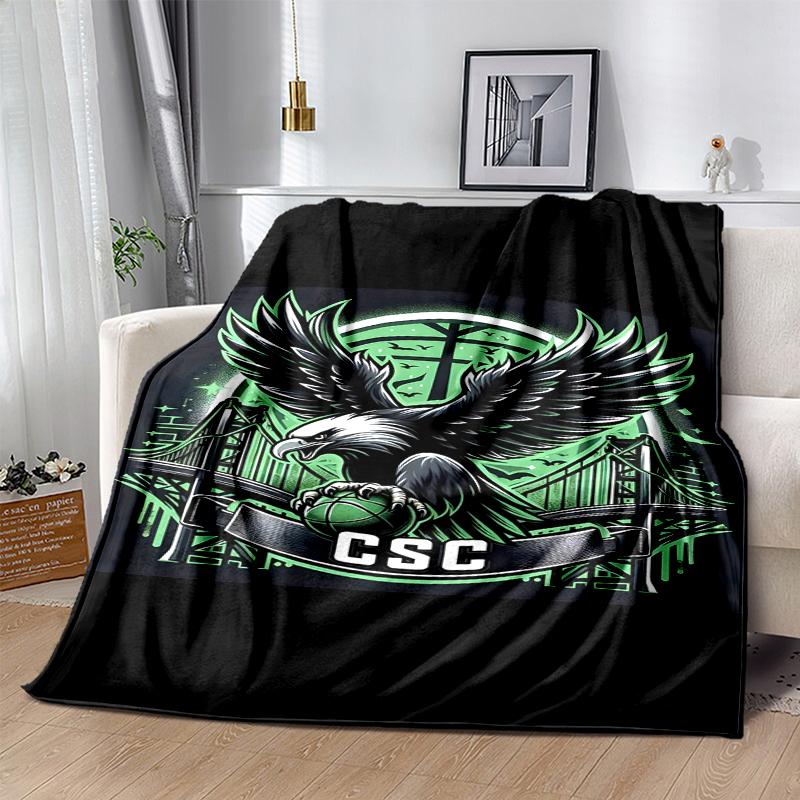 CSC Flannel Blanket Soft All-Season Throw, Design for Camping, Car Travel, Hiking Sofa, Bed, Office Perfect Gift for Parties