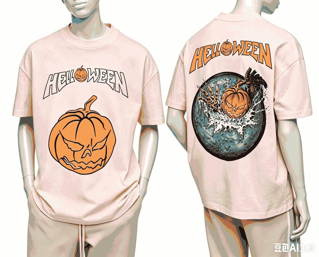 Helloween Per Regalo Fan T-shirt Unisex Unisex Harajuku Oversize Unisex Manica Corta Streetwear Alta Qualità Coppie Comoda Morbida
