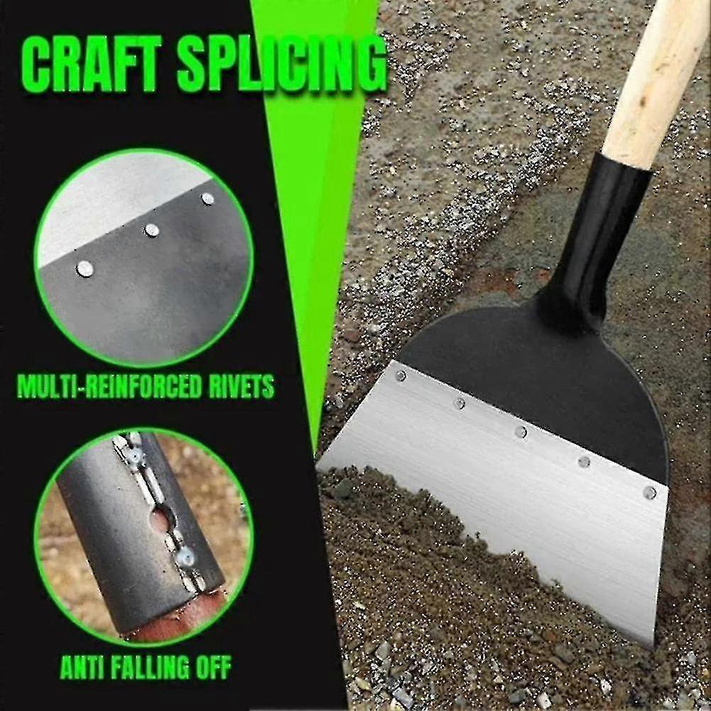 Multifunctional Dardening Shovel Outdoor Darden Cleaning Shovel Steel Flat Shovel Outdoor Weeding Farm Weeding