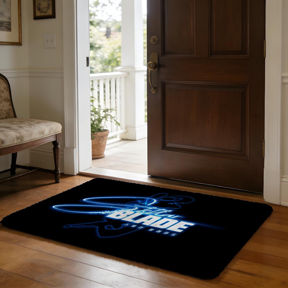 Anime Hot SStellar BBlade Floor Mat Soft Flannel Absorbent Mat Non-Slip Rug Home Bedroom Bathroom