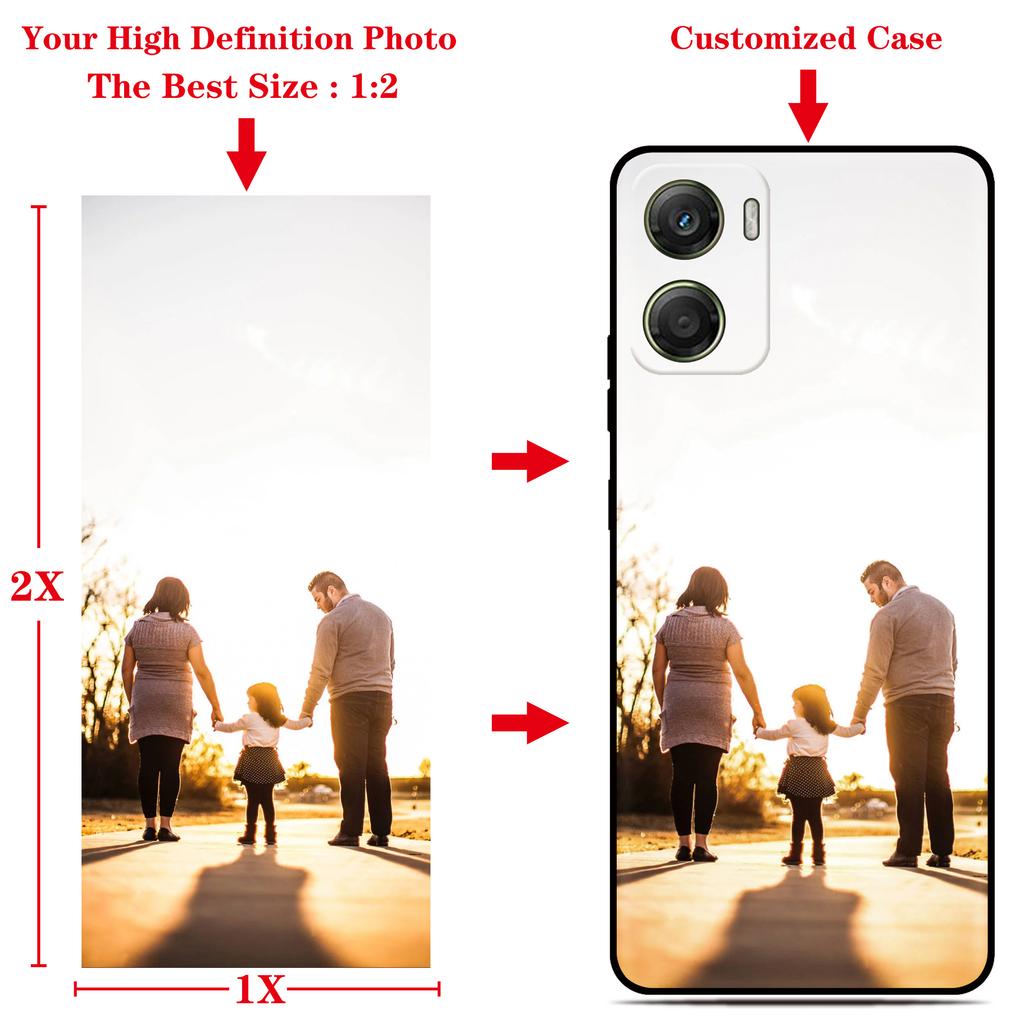 Custodia Personalizzata Custom per Telefono Motorola Moto G06 4G Cover Posteriore in Morbido Silicone per Moto G06 Power Immagine Dipinta Fai-da-Te