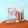 Travel Bottle Set: Lotion, Shampoo, Shower Gel, Skincare, Cosmetic & Perfume Bottles with Spray Head