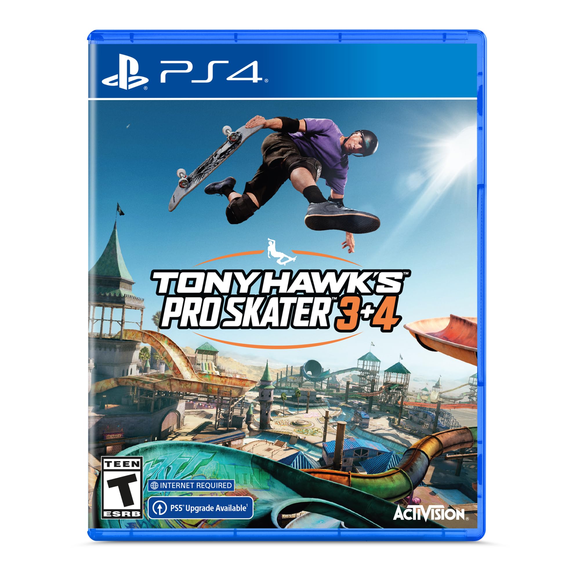 

Tony Hawk Pro Skater North PS4 3+4 (Import America) - синий