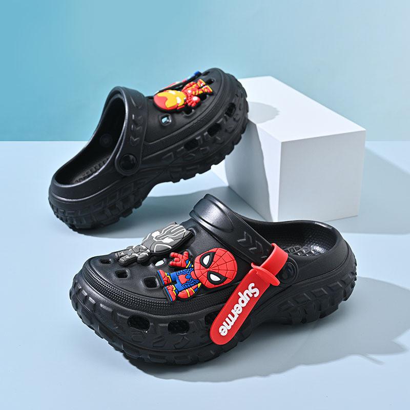 Summer Kids Cartoon Eva Clogs For Boys And Girls Breathable Non-slip Beach Shoes In Various Colors And Sizes For Outdoor Fun
