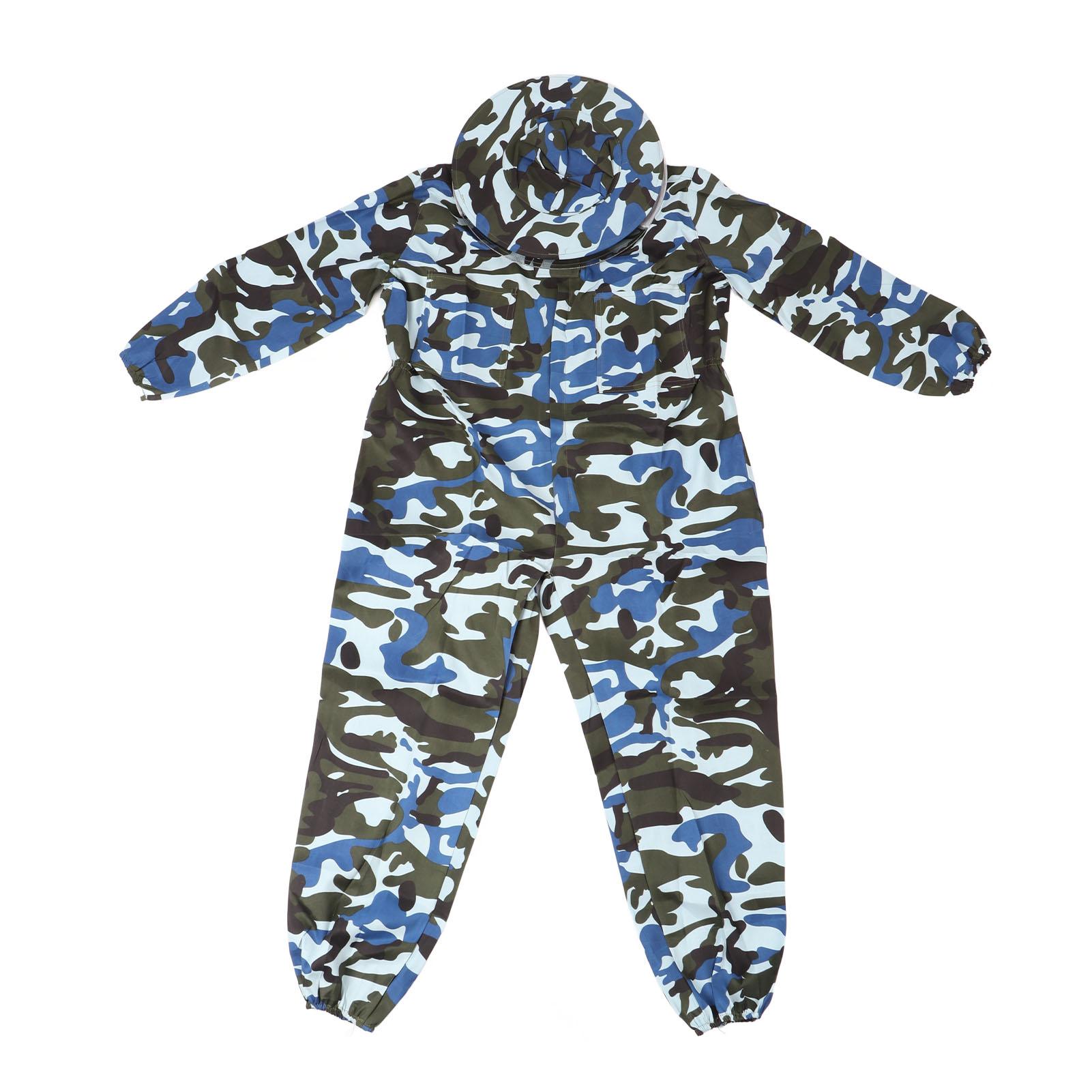 

Костюм пчеловода с сеткой-капюшоном, полиэстер, темно-синий, съемная шляпа, эластичные манжеты, костюм пчеловода для начинающих пчеловодов L