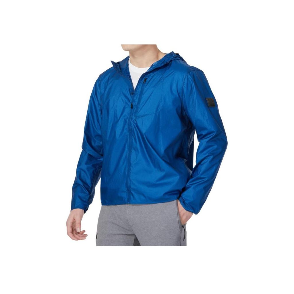 Under Armour Solid Color Hooded Zip-Up Sports Jacket Men Outerwear Blue 1350943-581