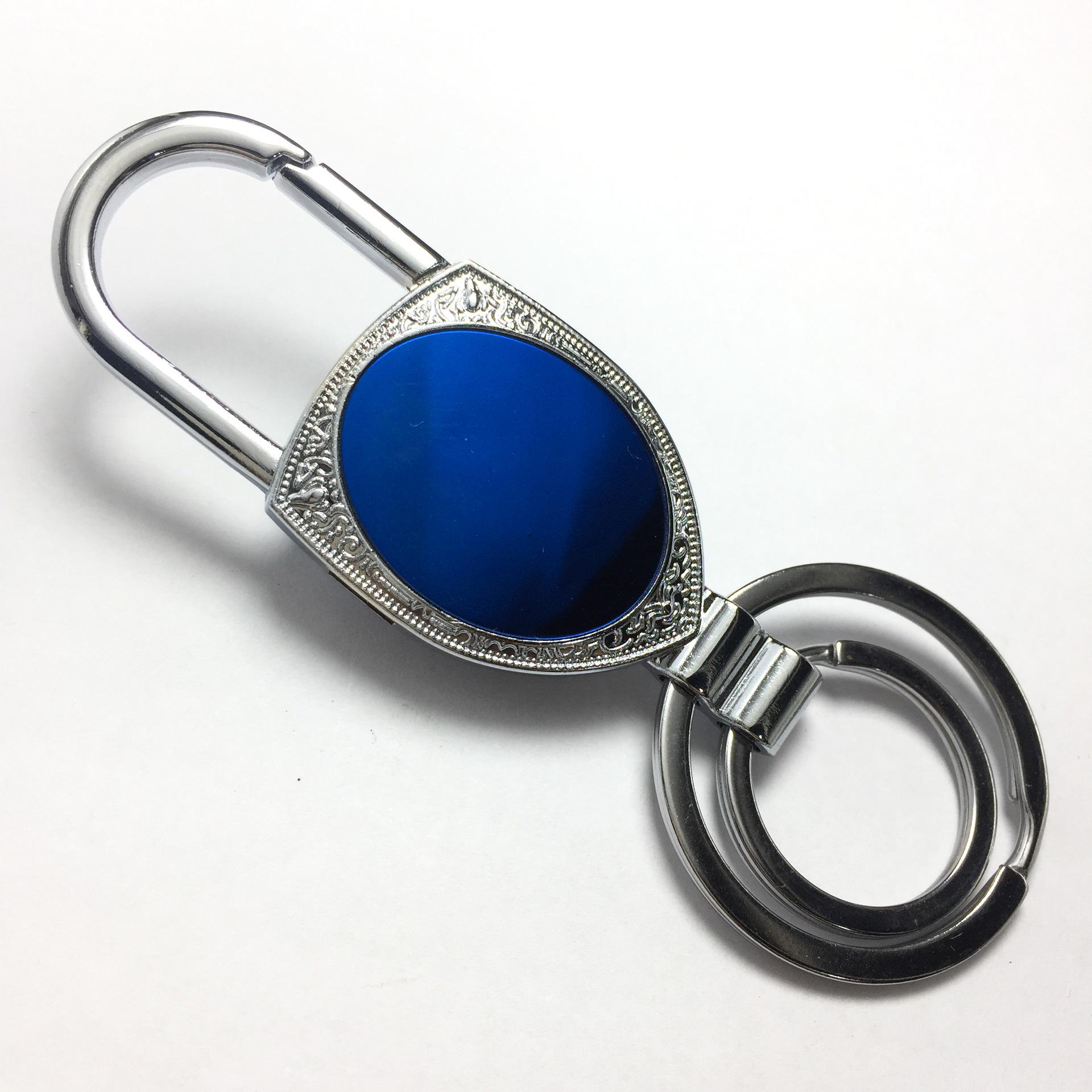 Custom Laser-Engraved Metal Keychain - Anti-Loss, Creative Design