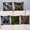 Heavy Rock Band-Napalms-Deaths Pillow Covers Cartoon Sofa Decorative Home Double-sided Printing Short Plush Cute Cushion Cover