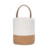 Woven Basket Imitation Rattan Storage Baskets Desktop Organizer Hanging Planter