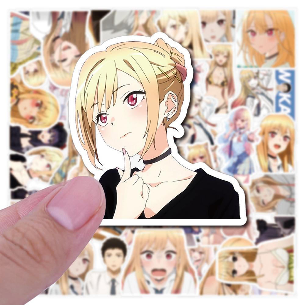 10/30/50pcs My Dress Up Darling Anime Stickers Kitagawa Marin Cartoon Sticker Suitcase Phone Notebook Kawaii Girl Decals Decor