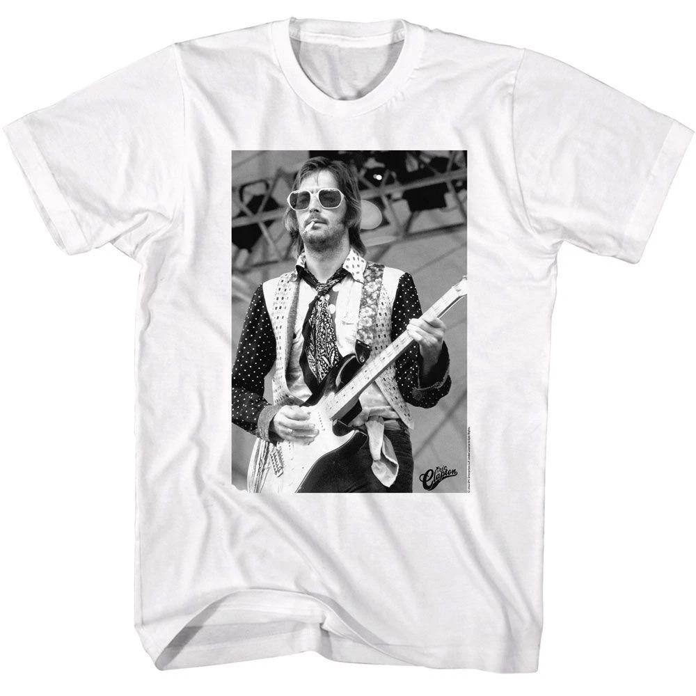 Eric Clapton - Black & White Sunglasses - American Classics - Solid White 110