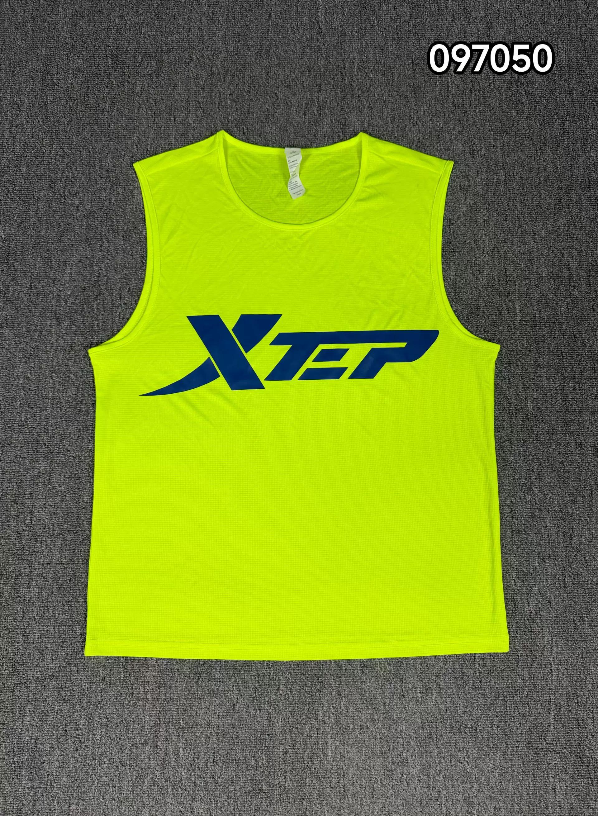 Brand New Genuine Xtep Men s and Women s Summer Breathable Quick-Dry Running Vest Sports Vest Sleeveless Vest 097050 L