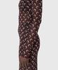 Marine Serre (W) Recycled Moon Mesh Long Dress Brown