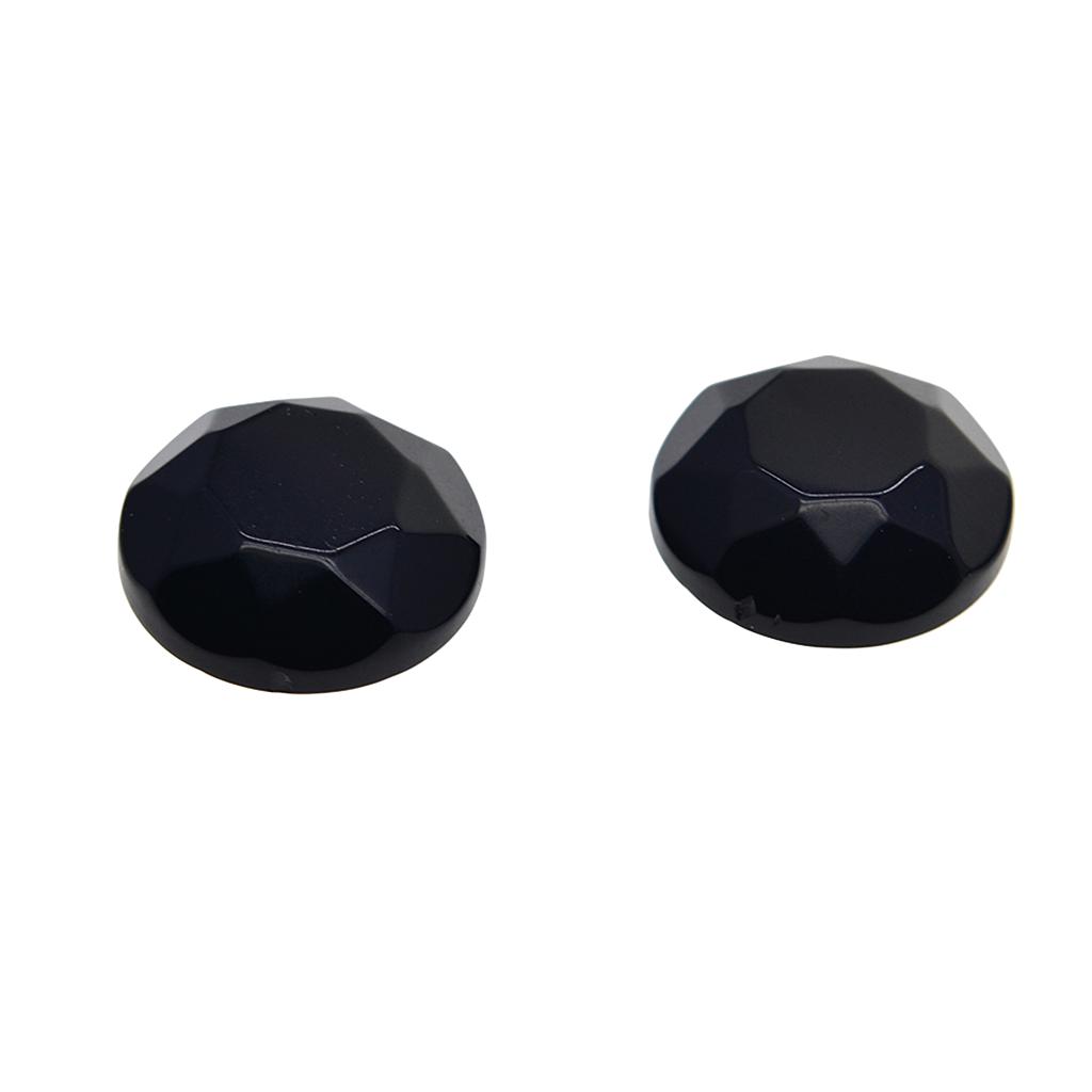2Pcs 2 Cm Round Cabochon Gem Beads Stone for DIY Jewlery Findings Craft Purple