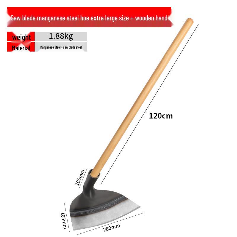 Vegetable Planting Hoe: Versatile Household Tool for Weeding & Digging, Made from Thickened Manganese Steel