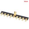 1 Pcs Ampmart 3-10Pins Tag Strip Gold Pins Plated Audio Strip Tag Board ,For Guitar Amplifiers Hifi Diy