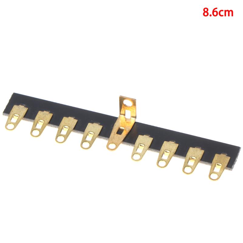 1 Pcs Ampmart 3-10Pins Tag Strip Gold Pins Plated Audio Strip Tag Board ,For Guitar Amplifiers Hifi Diy