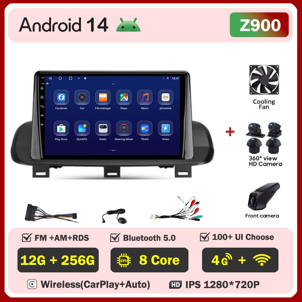 Car Radio Touch Screen Car Stereo 2din For Nissan X-Trail T33 2021 Rogue 3 lll Carplay Android auto DSP Wifi/ 5G Wifi RDS 4G