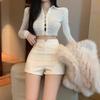 Women's High Waist Korean Style Elastic Wide-Leg Summer Shorts - Slimming, Casual Hot Pants