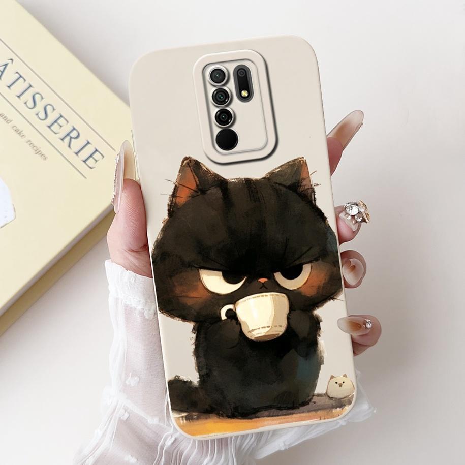 For Xiaomi Redmi 9 Case Lovely Panda Rabbit Cartoon Soft Liquid Silicone Shockproof Cover For Xiaomi Redmi 9 Prime Redmi9 Fundas