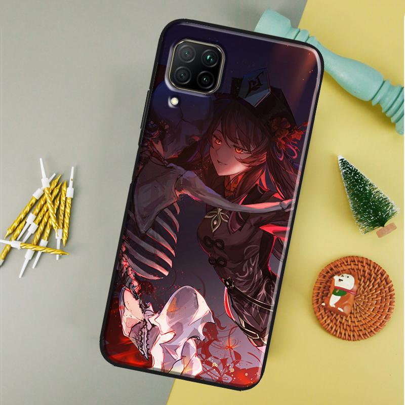 Hu Tao Genshin Impact For Huawei Nova 12i 11i 8i 12s 9 10 SE Y90 Y60 Y70 Y72 Y61 Y91 P20 P30 P40 Lite P60 Pro Case